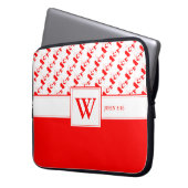 CANADA Monogram Christlich Scripting Notebook Laptopschutzhülle (Vorderseite Links)