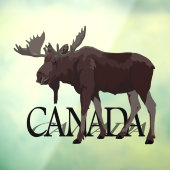 Canada Moose Decal Personalisierte Elch Fensterkla Fensteraufkleber (Blatt 3)