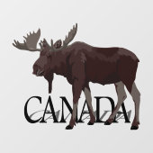 Canada Moose Decal Personalisierte Elch Fensterkla Fensteraufkleber (Blatt)