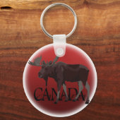 Canada Moose Key Chain Custom Canada Souvenirs Schlüsselanhänger (Vorderseite)