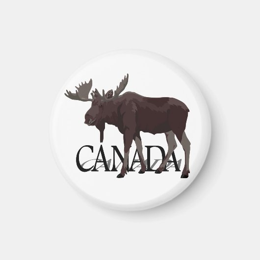Canada Moose Kühlschrankmagnet Canada Souvenir Mag (Vorne)