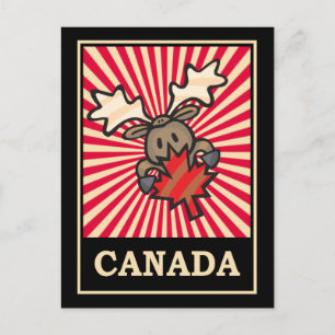 Canada Moose Postkarte
