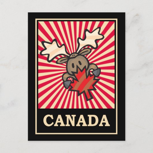 Canada Moose Postkarte (Vorderseite)