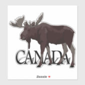 Canada Moose Stickers Canada Souvenir Stickers Aufkleber (Blatt)