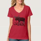 Canada Moose T - Shirt Canadian Souvenir Shirts (Vorderseite)