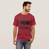 Canada Moose T - Shirt Plus Size Canadian Souvenir (Vorne ganz)