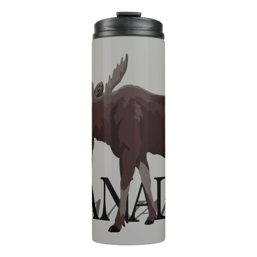 Canada Moose Tumbler Canada Souvenir Tumbler Thermosbecher (Vorderseite)