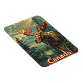 Canada Moose Vintag Magnet (Rechte Seite)