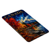 Canada Mountain Lake Art Souvenier Magnet (Rechte Seite)