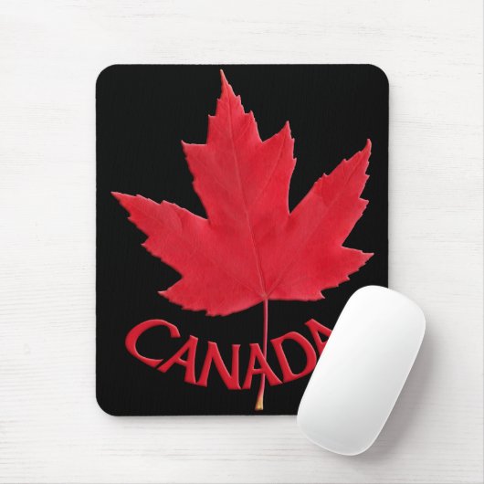Canada Mousepad Red Canada Maple Leaf Mousepad (Mit Mouse)