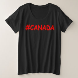 "#CANADA" Niedliche Ausdrucksgestaltung. Jetzt kau Große Größe T-Shirt