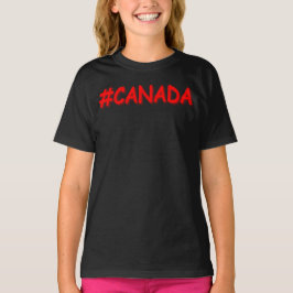 "#CANADA" Niedliche Ausdrucksgestaltung. Jetzt kau T-Shirt
