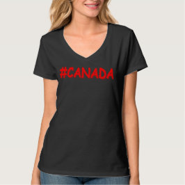 "#CANADA" Niedliche Ausdrucksgestaltung. Jetzt kau T-Shirt