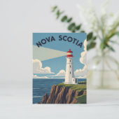 Canada Nova Scotia Lighthouse Postkarte (Stehend Vorderseite)