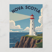 Canada Nova Scotia Lighthouse Postkarte (Vorderseite)