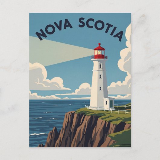 Canada Nova Scotia Lighthouse Postkarte (Vorderseite)