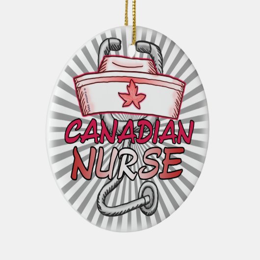 Canada Nurse Keramikornament (Rechts)