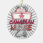 Canada Nurse Keramikornament (Links)