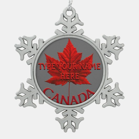 Canada Ornament Personalisiert Canada Souvenir (Vorderseite)