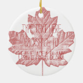 Canada Ornament Personalisiert Souvenir Canada Gif (Hinten)
