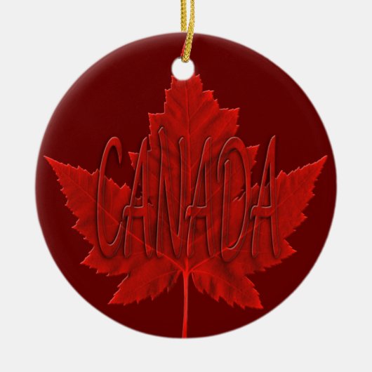 Canada Ornament Souvenir Personalisiert Canada Gif (Vorne)