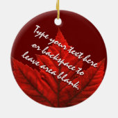 Canada Ornament Souvenir Personalisiert Canada Gif (Hinten)