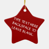 Canada Ornament Souvenir Personalisiert Canada Gif (Hinten)