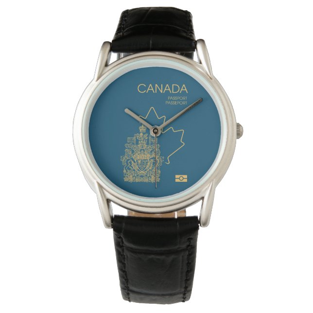 Canada passport wristwatch armbanduhr (Vorderseite)