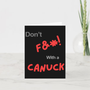 Canada Patriotism Sticker Karte