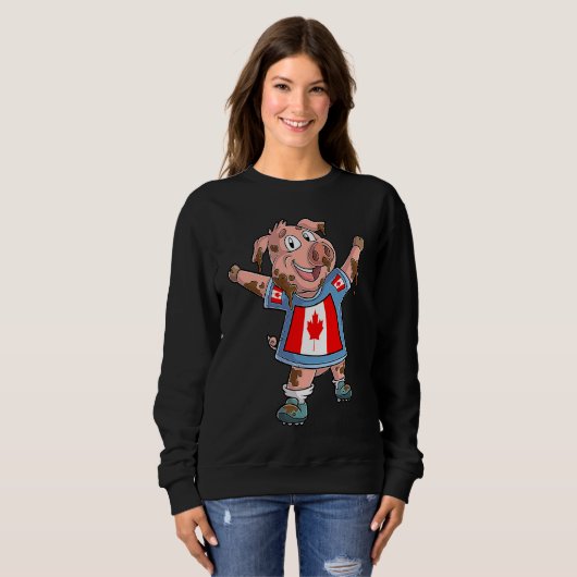 Canada pig fan sweatshirt (Vorne ganz)