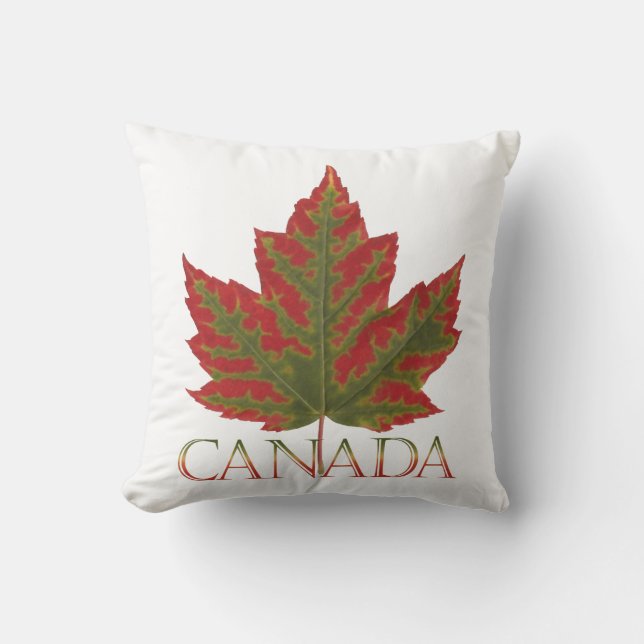 Canada Pillow Personalize Canada Maple Leaf Pillow Kissen (Vorderseite)