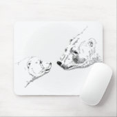 Canada Polar Bear Mousepad Wildlife Art Mousepad (Mit Mouse)
