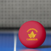 Canada Pong Ball Personalisiert Canada Balls Tischtennisball (Netto)