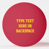 Canada Pong Ball Personalisiert Canada Balls Tischtennisball (Rückseite)