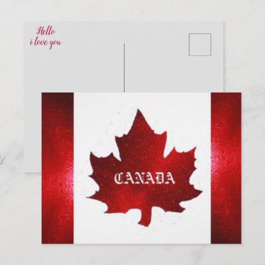 CANADA Postcard Postkarte (Vorne/Hinten)