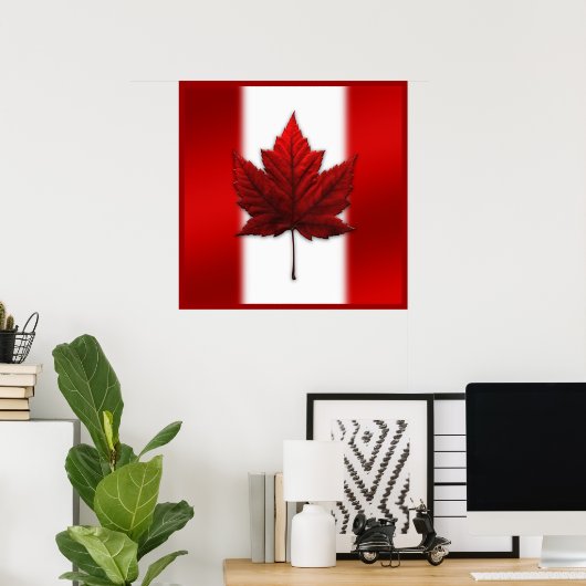 Canada Poster Canada Flag Souvenir Prints & Gifts (Heimbüro)