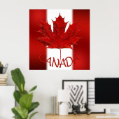 Canada Poster Canada Flag Souvenir Prints & Gifts (Heimbüro)