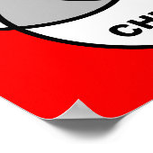 Canada Poutine Venn Diagram Funny Poster Sign (Ecke)