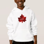 CANADA Red Maple Leaf Hoodie (Vorderseite)
