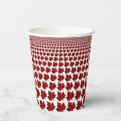 CANADA Red Maple Leaf Paper Cups Pappbecher (Rückseite)