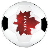 CANADA Red Maple Leaf Soccer Ball (Gedreht)