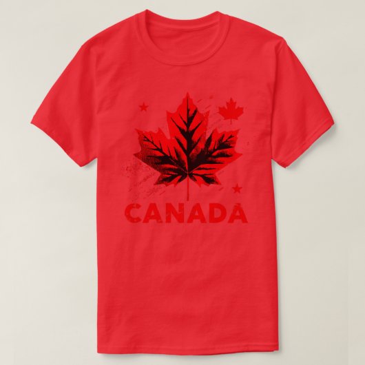Canada Retro Ästhetik T-Shirt (Design vorne)