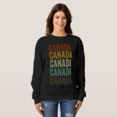 Canada Retro Vintage Sweatshirt (Vorne ganz)