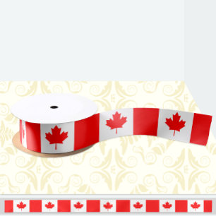 Canada Ribbon, Mode/Sport, kanadische Flagge Satinband