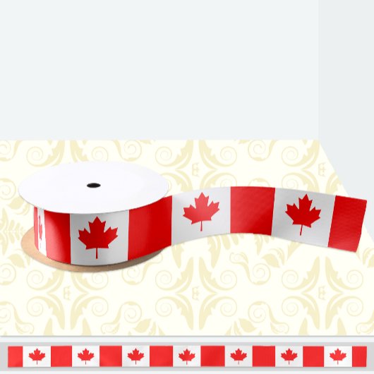 Canada Ribbon, Mode/Sport, kanadische Flagge Satinband