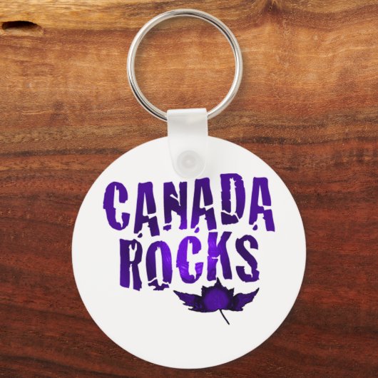Canada Rocks Schlüsselanhänger (Vorderseite)