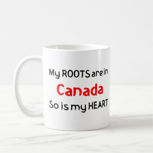 Canada Roots Kaffee Tasse (Links)