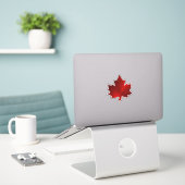 CANADA Roter Ahornleaf-Aufkleber Aufkleber (Laptop auf Schreibtisch)