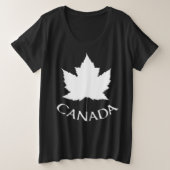 Canada Shirt Plus Size T - Shirt Personalisiert (Design vorne)