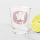 Canada Shot Glasses Canada Maple Leaf Souvenir Schnapsglas (Rückseite)